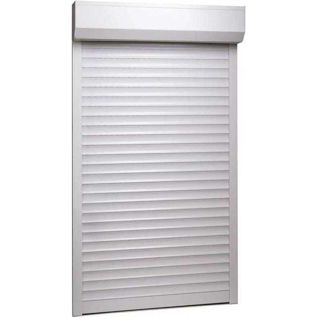 vidaXL Rulljalusi aluminium 100x210 cm vit
