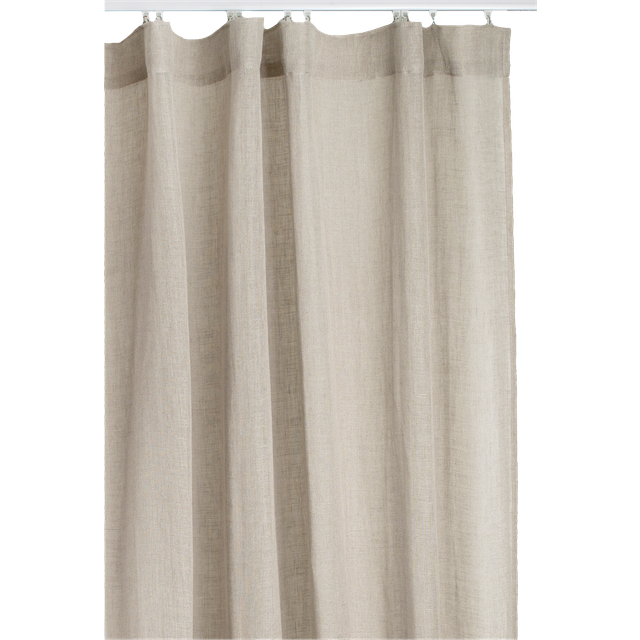Himla Sirocco gardin med veckband 270x250 cm Natur