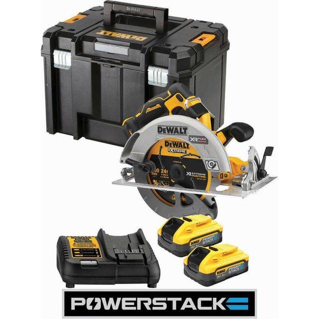 DeWALT DCS573H2T-GB 18v XR Brushless 190mm Circular Saw Kit