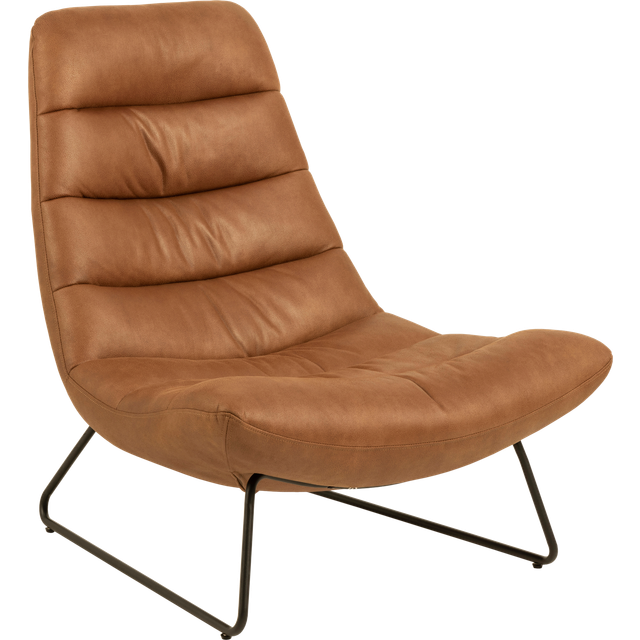 Milford lounge stol | Cognac