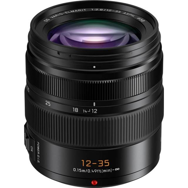 Panasonic Lumix G ES12035 12-35mm f/2.8 ASPH Leica DG Vario-Elmarit Micro Four Thirds Camera Lens in Black