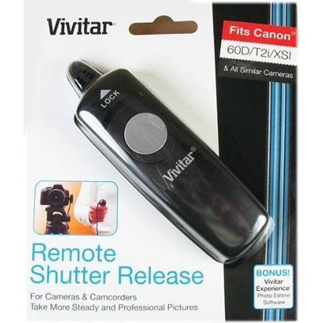 Samsung Vivitar Wired Remote Shutter Release for DSLR Cameras in Black