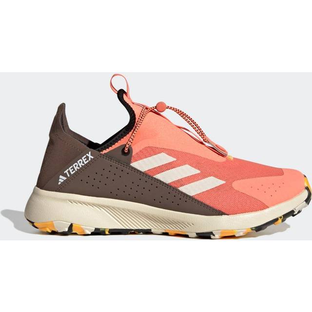 adidas Terrex Voyager 21 Slip-On Heat.Rdy Travel Shoes 'Sand Strata' HP8625 - Sand Strata/Silver Violet/Acid Orange - 7