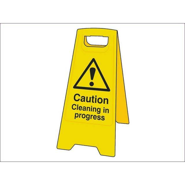 Scan Heavy Duty A-Board Sign - Caution Cleaning In Progress