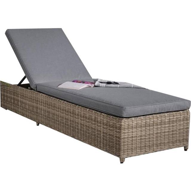 Royalcraft Wentworth Sunlounger, Cream