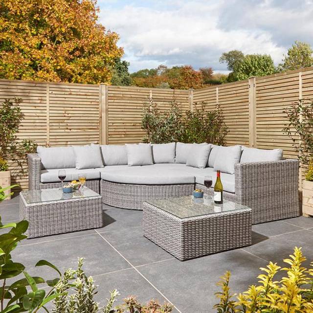 Rowlinson Marbella Multi Function Set, Grey