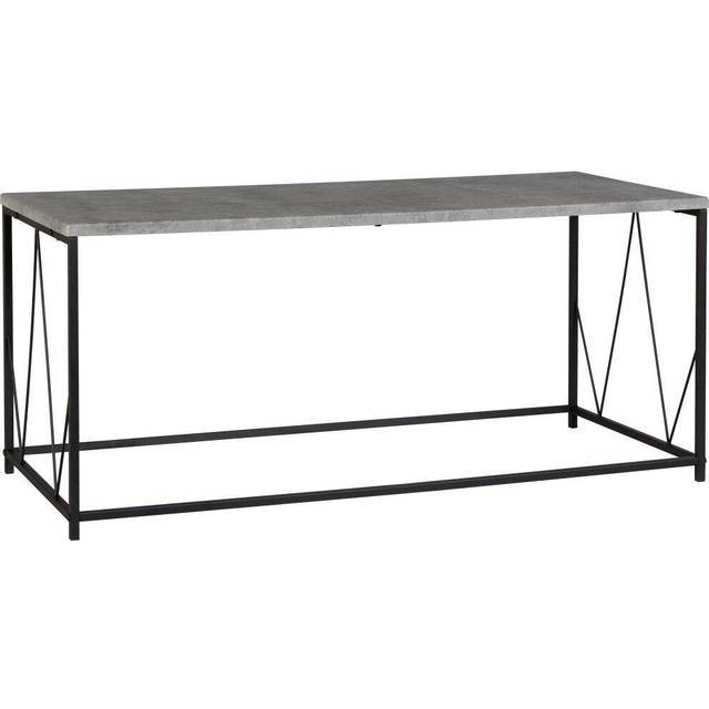 Seconique Athens Rectangular Coffee Table - Concrete Effect, Grey