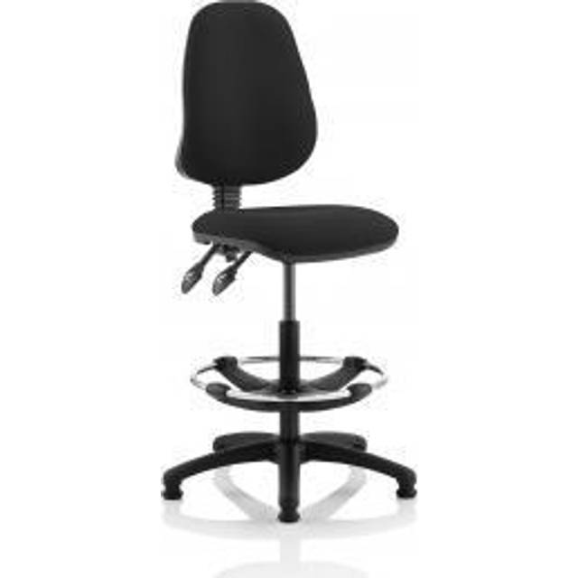 Eclipse Plus II Lever Task Operator Chair Black Hi Rise Draughtsman