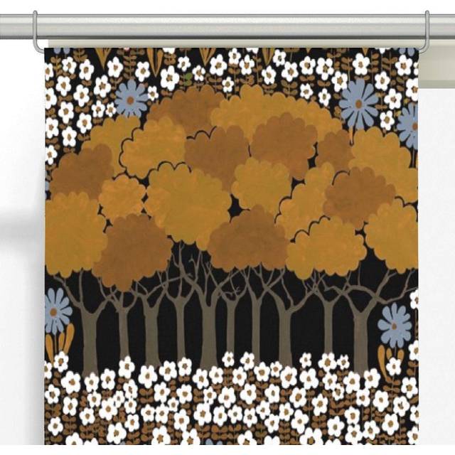 Allé Panelgardiner 2-pack - Brun