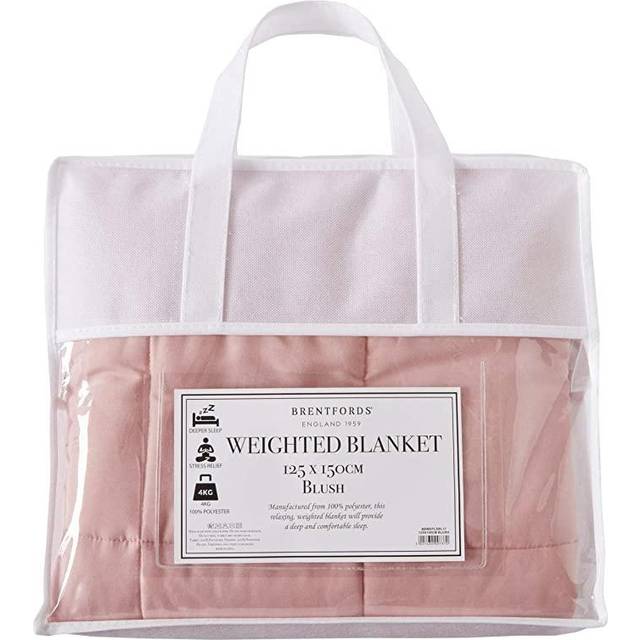 Quilted Weighted Blanket - Blush Pink / 125 x 150cm, 4kg(9lb)