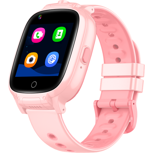 Garett Kids Twin 4G - Smart klocka med rem - gummi - display 1.4" - 128 MB - Wi-Fi - 4G - 51 g - blå