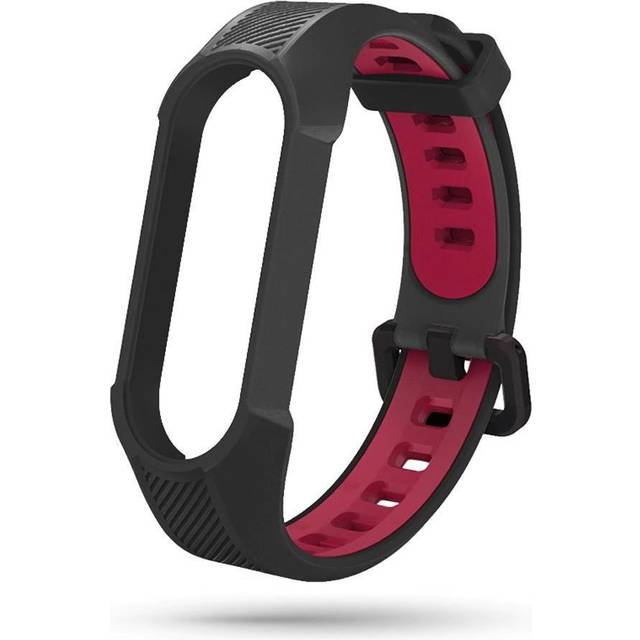 Tech-Protect Armour Xiaomi Mi Smart Band 5/6/6 NFC - Svart/RÃ¶d