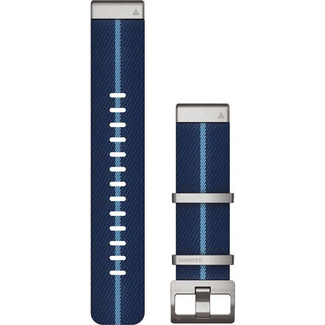 Garmin QuickFit® 22 Rem (Jacquard-Veavd Nylon) One Size Unisex Blå - Perfekt tillbehör för din klocka