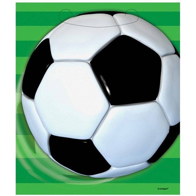 Unique Party Football Party Bags (Pack Of 8)