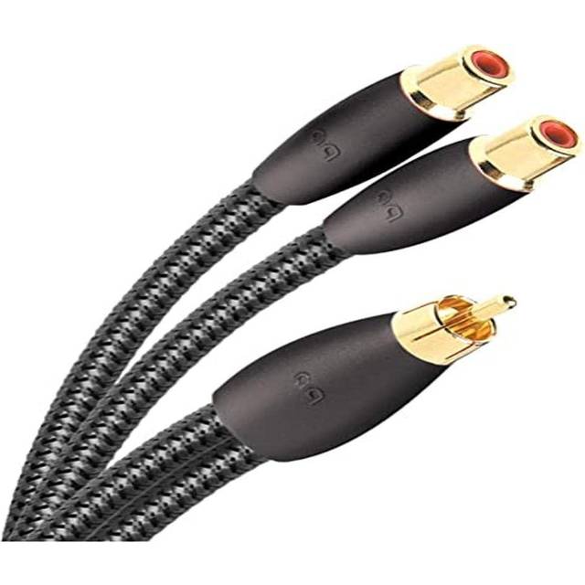 AudioQuest Y-splitter – en RCA-hane till två RCA hona 15,24 cm (6 tum) kabel