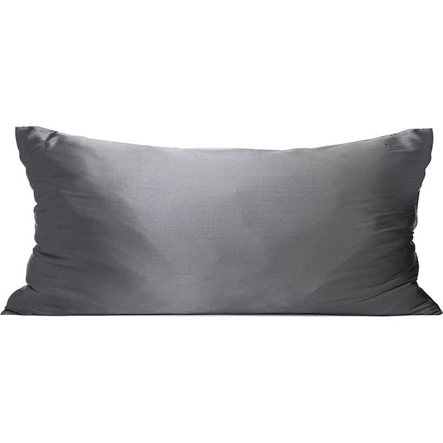 Kitsch Satin Pillowcase with Zipper for Hair and Skin  Softer Than Silk Pillow Cases King  Cooling Pillow Covers  Machine Washable  Wrinkle-Free  Smoo