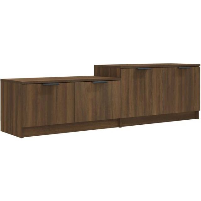 Tv-bänk grå sonoma 158,5x36x45 cm konstruerat trä
