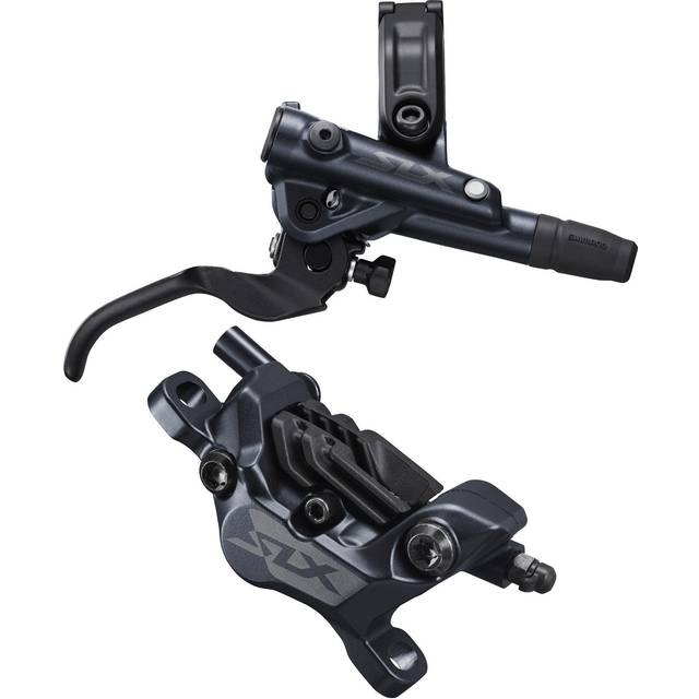 Shimano SLX BR-M7120/BL-M7100 SLX 4 pot bled brake lever/post mount ca