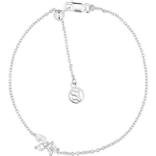 Sif Jakobs Jewellery, Accessoarer, Dam, ONE Size, Adria Tre Armband med Zirkonia - gray (ONE SIZE)