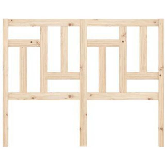 vidaXL Bed Headboard Honey Brown 125.5x4x100 cm Solid Wood Pine