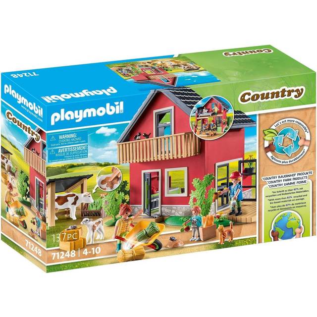 Playmobil 71248 Country Farmhouse With Outdoor Area - One Colour