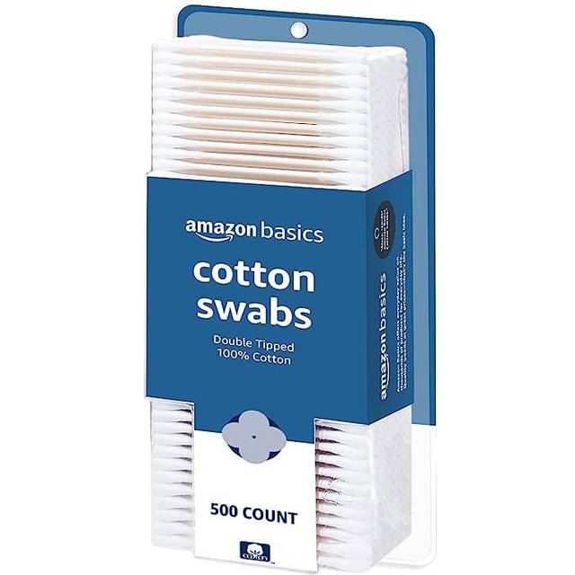 Amazon Basics Cotton Swabs  500 Count