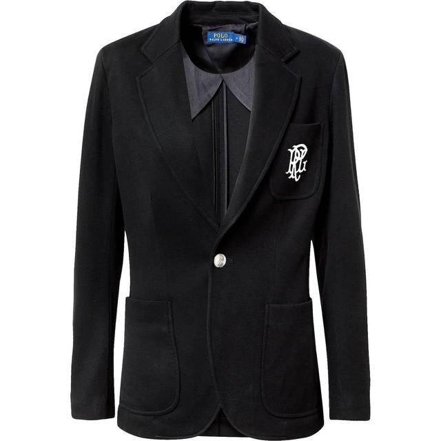 Ralph Lauren, Jacka, Dam, L, Bomull, Broderad Logoblazer - black (L)
