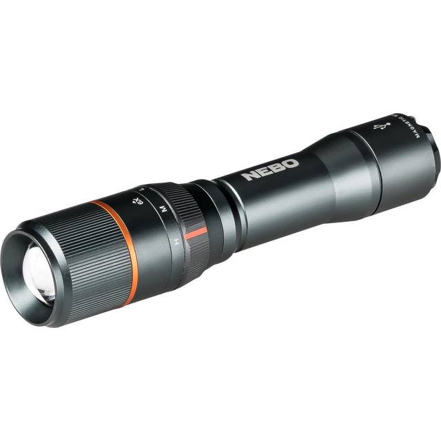 Nebo davinci 1000 lumen rechargeable led-torch ip67 6x zoom, 20hrs batterry