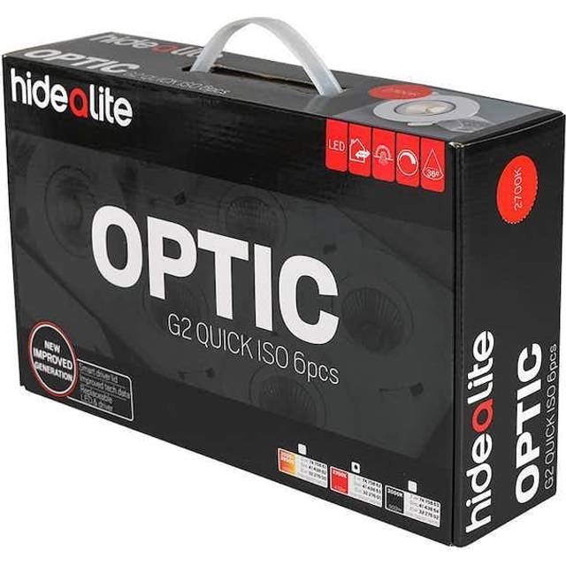 Hide-a-Lite Optic G2 Quick ISO 7475863 Downlight 6-pack, 6 W 500 lm, 3 K