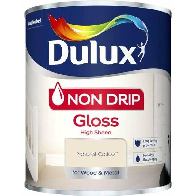 Non Drip Gloss Paint - Natural Calico - 750ml - Dulux Retail