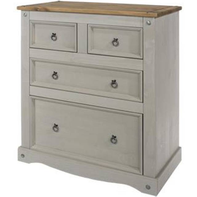 Core Products Halea 4-Drawer Chest - Grey, Grey