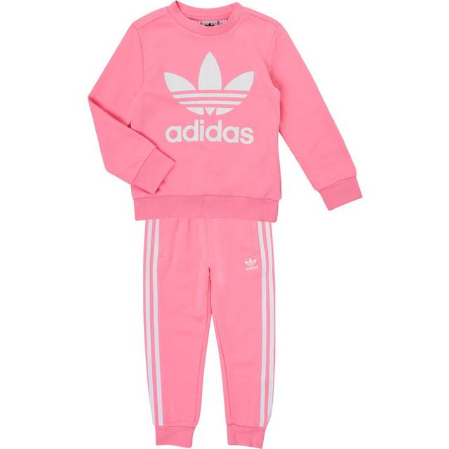 adidas Originals - Adicolor Crew Set, sweatshirt och byxor - Rosa