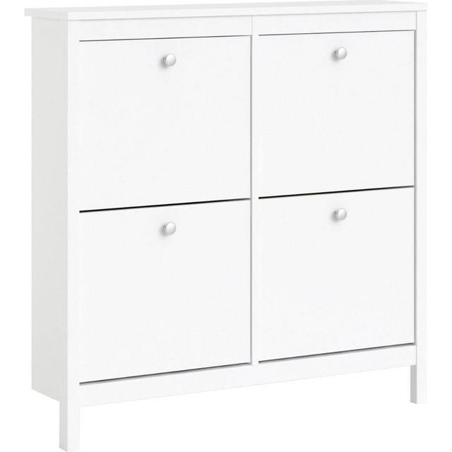 Tvilum Madrid Shoe Storage Cabinet- White