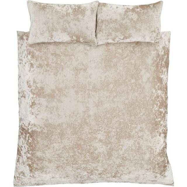 Catherine Lansfield Crushed Velvet Pillowsham Pair - One Colour