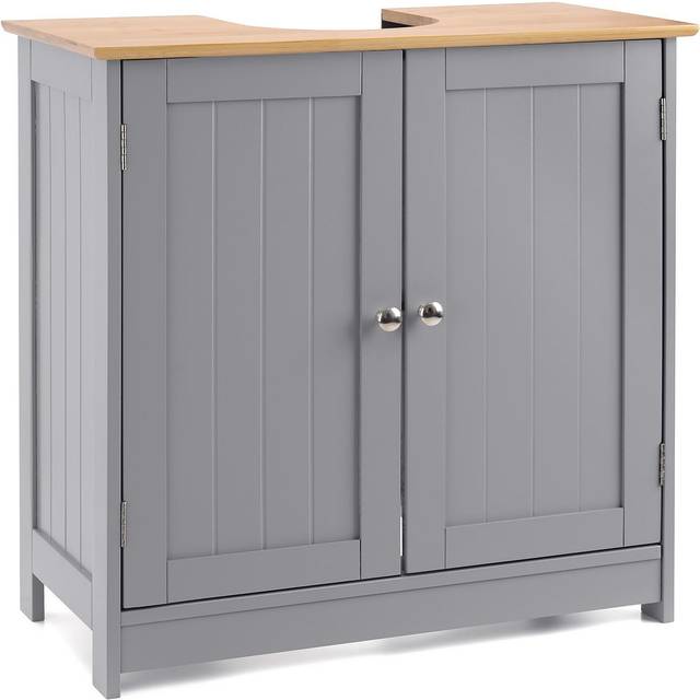 Lustleigh Grey Under Sink Bathroom Cabinet