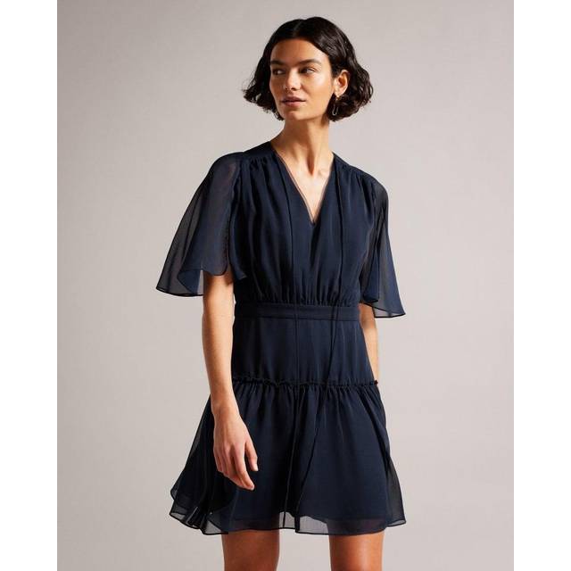 Ted Baker Giggie A-Line Mini Dress - Blue