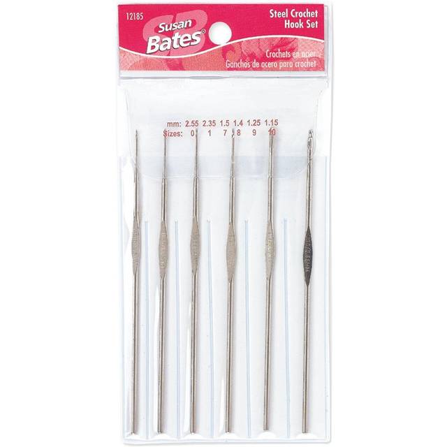 Susan Bates Steelite Crochet Hook Set-sizes 0 To 10 12185