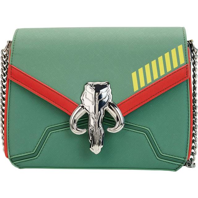 Loungefly Star Wars Boba Fett Cosplay Crossbody Purse - Green&#47;Red&#47;Yellow (One-Size)