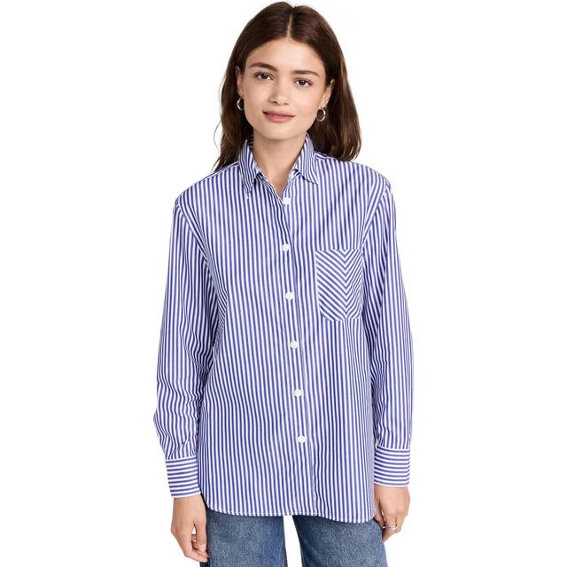 rag & bone Blue Striped Shirt - Blustripe - XXS