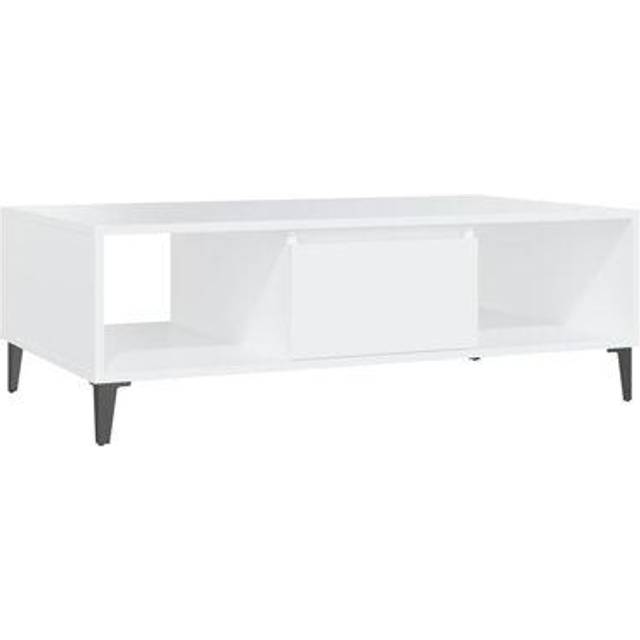 Vidaxl Coffee Table Concrete Grey 103.5X60X35 Cm Engineered Wood, Grey