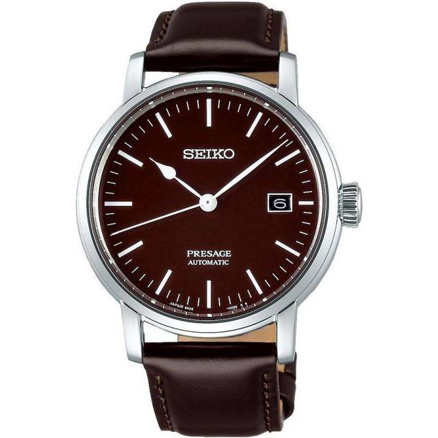 Seiko Presage Watch Riki Watanabe Enamel Dial D - Brown