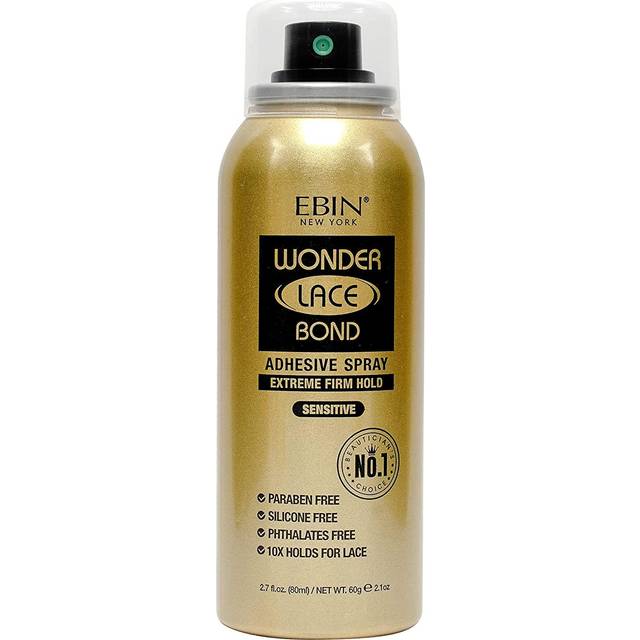 Ebin New York Wonder Lace Bond Extreme Firm Hold Adhesive Spray Sensitive 80ml