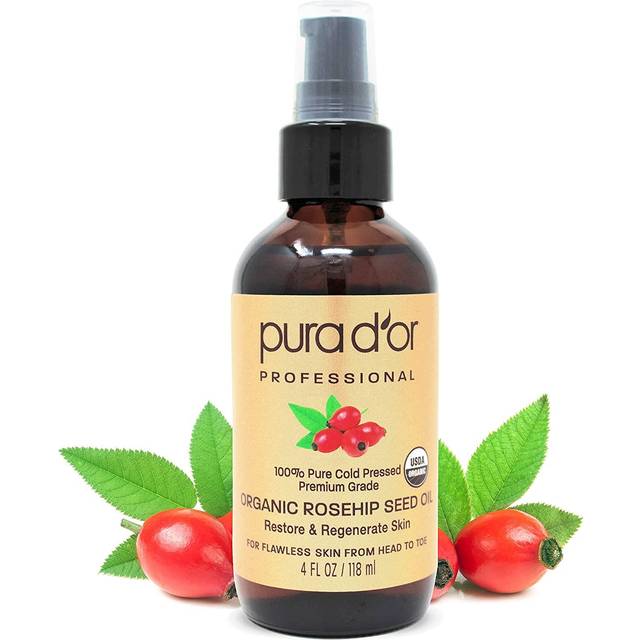 Pura D&#39;or Organic Rosehip Seed Oil 4 fl oz