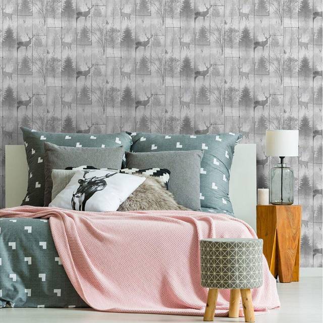 Superfresco Easy Highland Plank Grey Wallpaper (WAS 17.99)