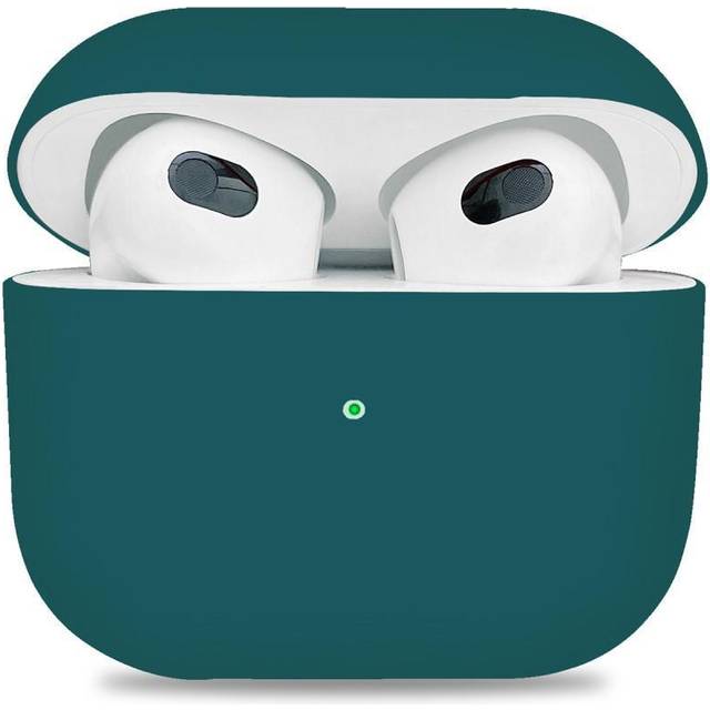 Apple AirPods (3 Gen.) Silikonfodral - Svartgrönt
