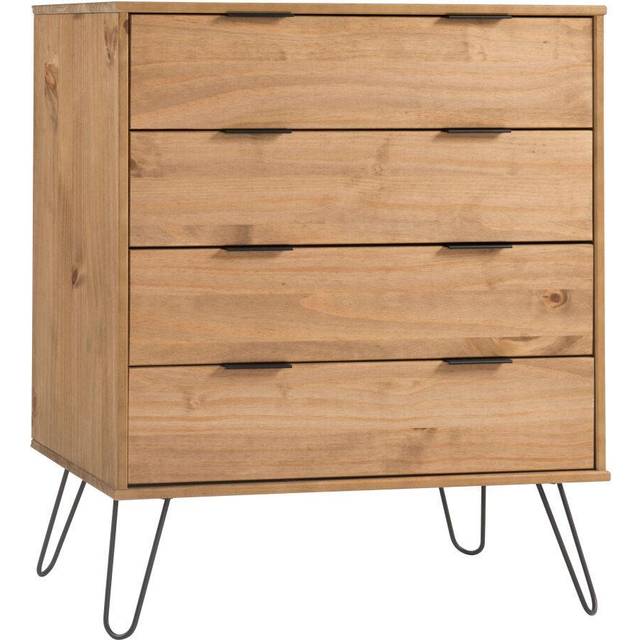 Core Products Augusta 4 Drawer Chest Of Drawers, Brown