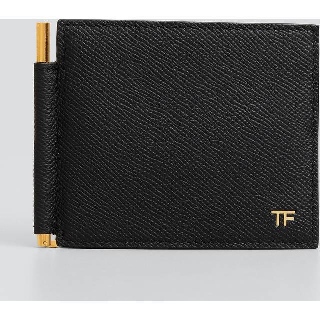 Leather wallet with logo - TOM FORD - gender_Man - Black (UNI)