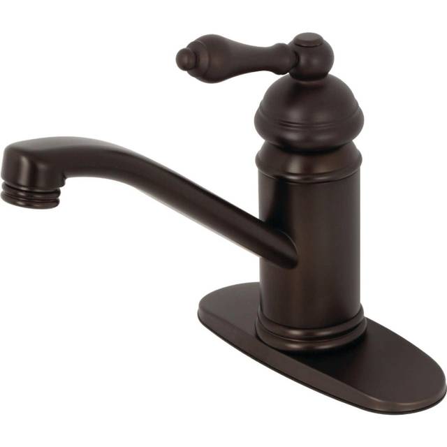Kingston Brass KS3405AL Vintage Single-Handle Bathroom Faucet with Pus