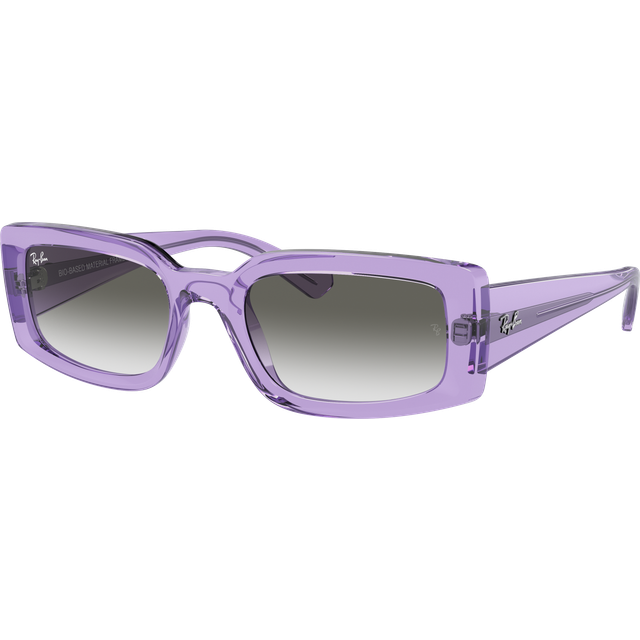 Ray - Ban Unisex RB4395 KILIANE 66858E Solglasögon Acetat Violett Grå Pillow Normal Skuggad