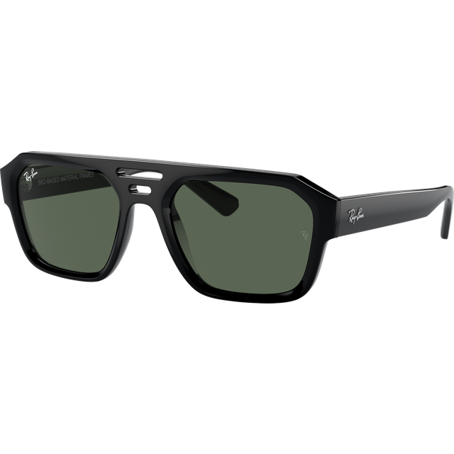 Ray-Ban RB 4397 667771, SQUARE Sunglasses, UNISEX, available with prescription - Black